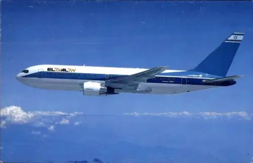 Ak Israelisches Passagierflugzeug, El Al, Boeing 767