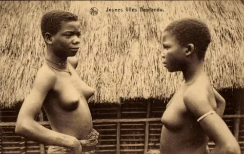 CPA Afrique, Jeunes filles Bantandu