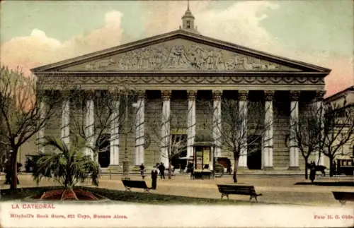 Ak Buenos Aires Argentinien, Catedral, Mitchell's Book Store, H. G. Olda, 