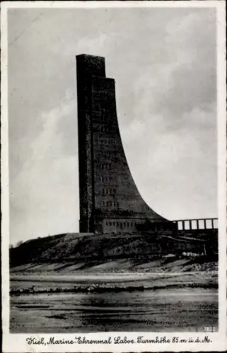 Ak Kiel, Marine-Ehrenmal Laboe, Turmhöhe 85 m, Kiel