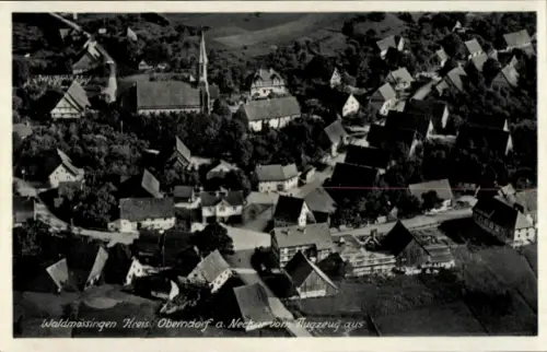 Ak Waldmössingen Schramberg im Schwarzwald, Fliegeraufnahme