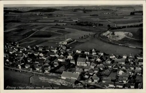 Ak Aitrang in Schwaben, Fliegeraufnahme