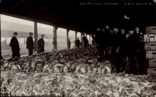 Ak Grimsby Lincolnshire England, Fish Pontoon