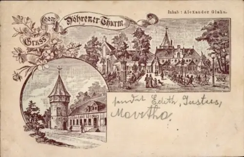 Litho Hannover in Niedersachsen, Döhrener Turm