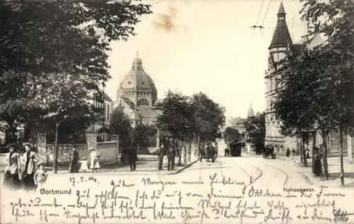 Judaika Ak Dortmund im Ruhrgebiet, Hohestraße, Synagoge