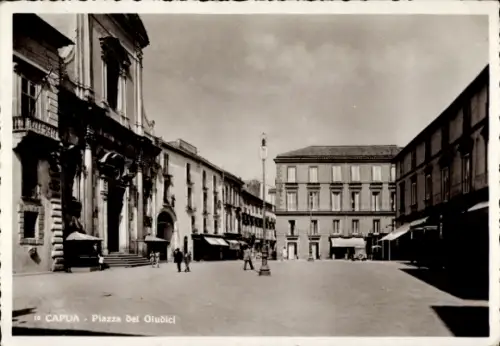 Ak Capua Campania Italien, Piazza dei Giudici