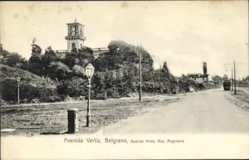 Ak Belgrano Argentinien, Avenida Vertiz, Buenos Aires