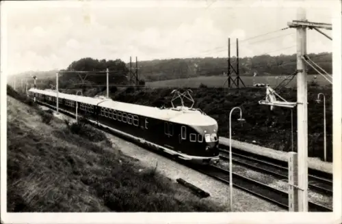 Ak Eisenbahn in Fahrt