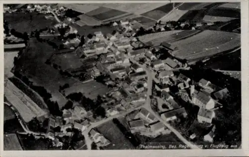 Ak Thalmässing in Mittelfranken, Fliegeraufnahme