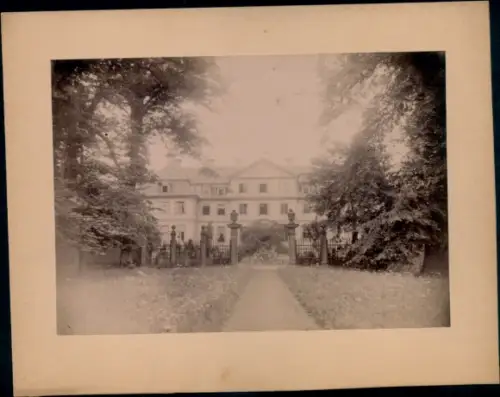 Foto Hannover Linden, Von-Alten-Park, Tor, ca. 1890, Fotograf H. Brandes, Ricklingerstraße