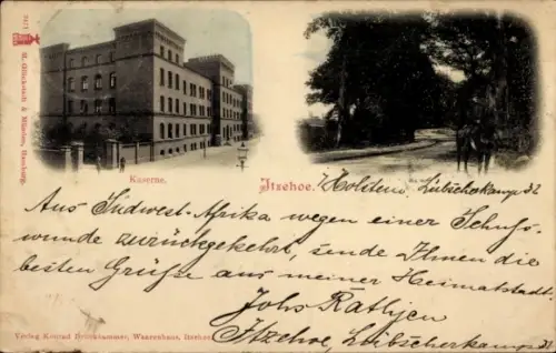 Ak Itzehoe in Holstein, Kaserne