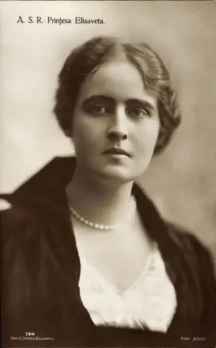 Ak Prinzessin Elisaveta von Rumänien