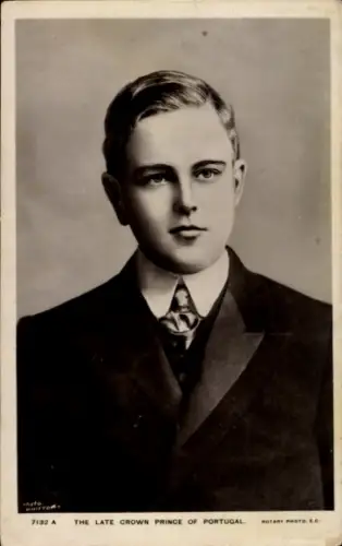 Ak Luís Filipe, Prinz von Portugal, Portrait