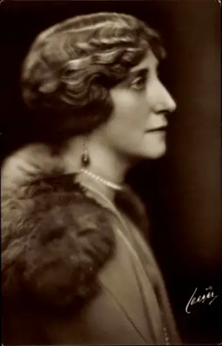 Ak Prinzessin Ingeborg von Dänemark, Portrait, Profilansicht