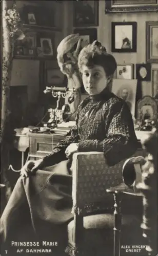 Ak Prinzessin Marie von Dänemark, Portrait