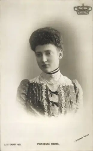 Ak Prinzessin Thyra von Dänemark, Portrait