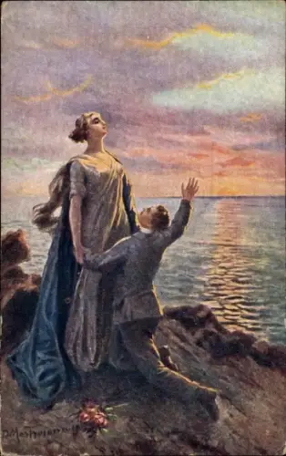 Künstler Ak Mastroianni, Domenico, Das Ideal
