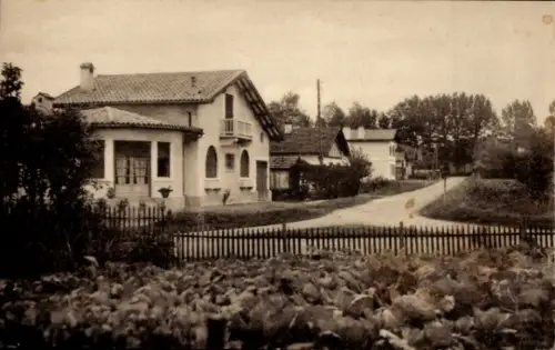 Ak Pouillon Landes, Le nouveau Boulevard