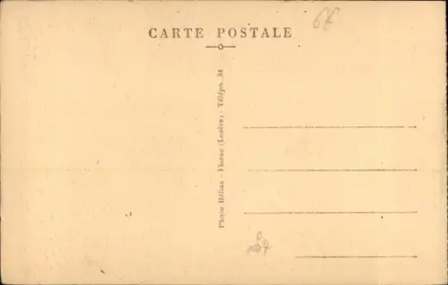 Ak Meyrueis Lozère, Uhrenturm