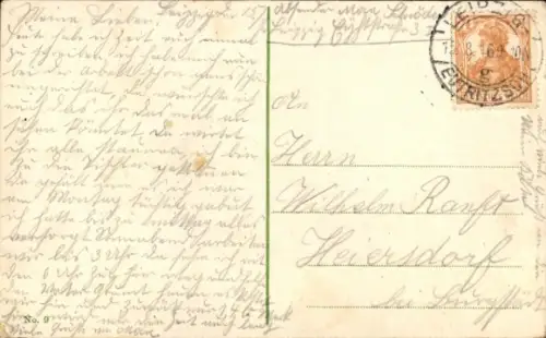 Ak Leipzig in Sachsen, Zeppelin Sachsen über der Luftschiffhalle