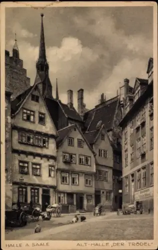 Ak Halle an der Saale, Altstadt, Der Trödel