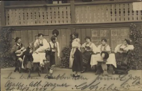 Ak Volkstanz, österreichische Tracht