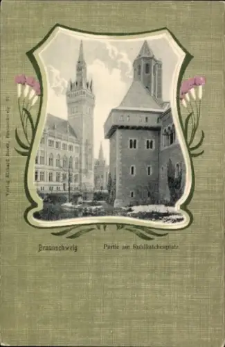 Passepartout Ak Braunschweig in Niedersachsen, Ruhfäutchenplatz