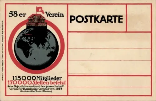 Ak 58er Verein, Verein für Handlungs-Commis von 1858, Kaufmännischer Verein