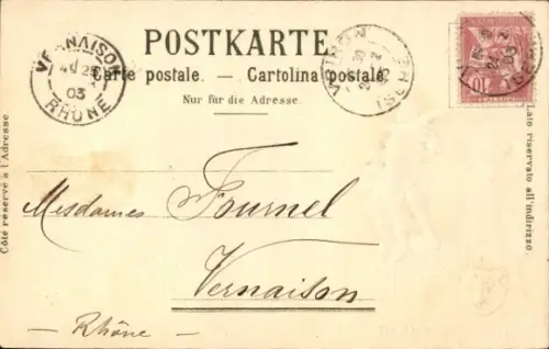 Relief Ak Chocolat Kohler, Reklame