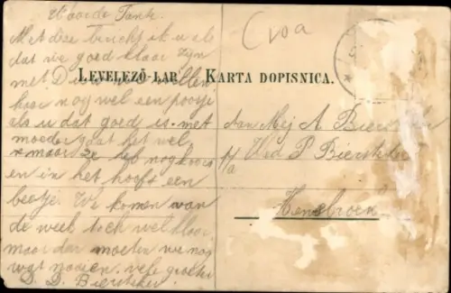 Künstler Ak Zagreb Kroatien, Blick v. Tuskanee