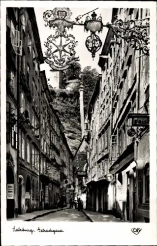 Ak Salzburg in Österreich, Getreidegasse