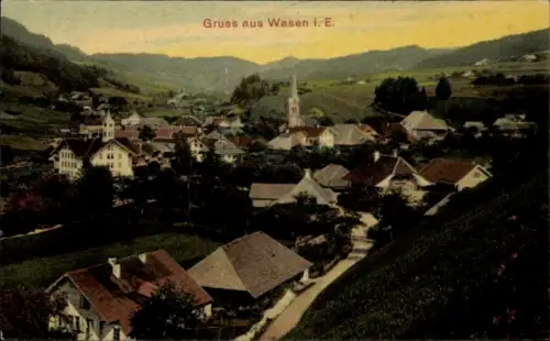 Ak Wasen im Emmental Sumiswald Kt Bern Schweiz, Gesamtansicht