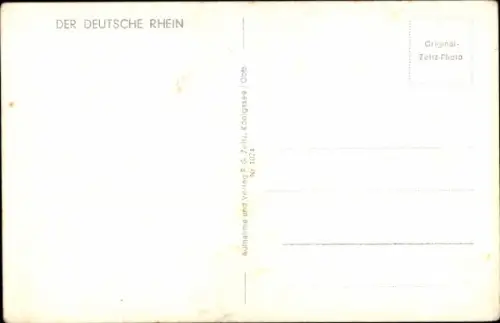 Ak Bacharach am Rhein,  Wernerkapelle, Rhein, Flusslandschaft,  Gebäude