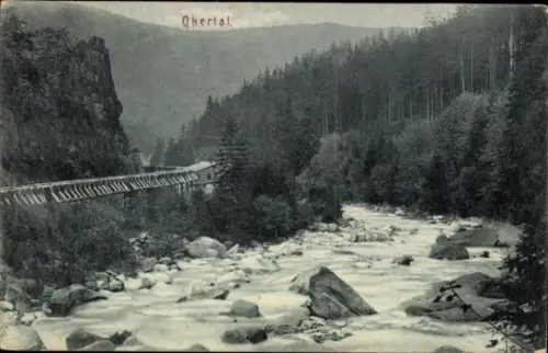 Ak Oker Goslar am Harz, Okertal, Fluss, Wald
