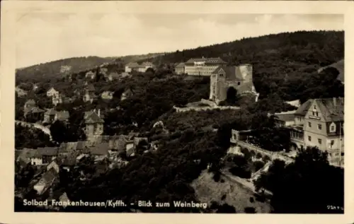 Ak Bad Frankenhausen am Kyffhäuser Thüringen, Blick zum Weinberg
