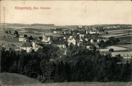Ak Klingenberg in Sachsen, Gesamtansicht