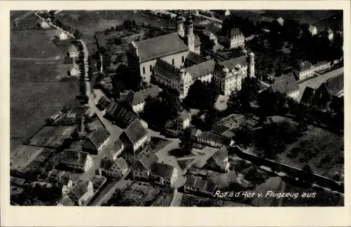 Ak Rot an der Rot in Württemberg, Fliegeraufnahme