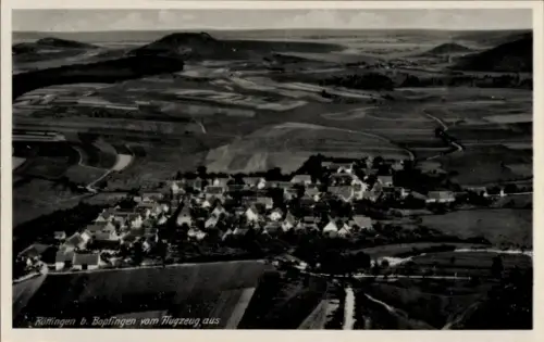 Ak Röttingen an der Tauber Unterfranken, Fliegeraufnahme