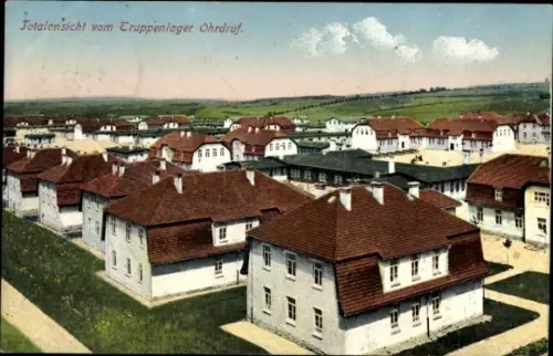 Ak Ohrdruf Thüringen, Totalansicht vom Truppenübungsplatz
