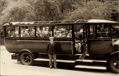 Foto Ak Hamburg, Autobus, Stadtrundfahrt