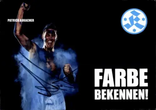 Autogrammkarte Fußballer Patrick Auracher, Stuttgarter Kickers, Autogramm