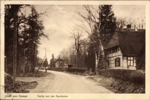 Ak Cismar Grömitz in Holstein, Apotheke, Straße