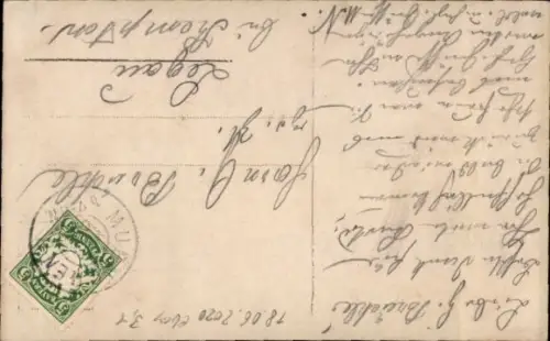 Ak Kinder, Luftschiff, Zeppelin, Fahne