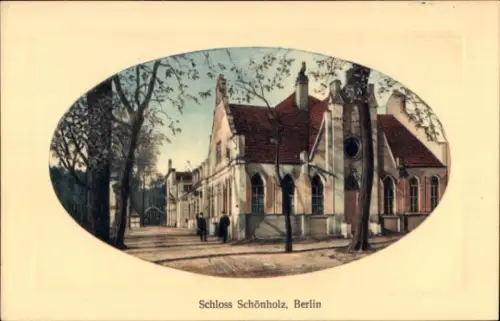 Ak Berlin Pankow Niederschönhausen Schönholz, Schloss