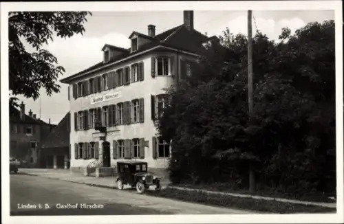 Ak Lindau am Bodensee Schwaben, Gasthof Hirschen
