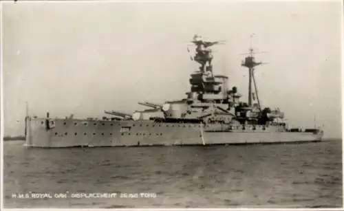 Ak Britisches Kriegsschiff, HMS Royal Oak