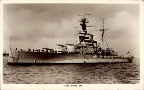 Ak Britisches Kriegsschiff, HMS Royal Oak