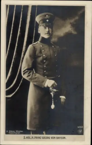 Ak Prinz Georg von Bayern, Sohn des Prinzen Leopold von Bayern, Portrait, NPG 4068