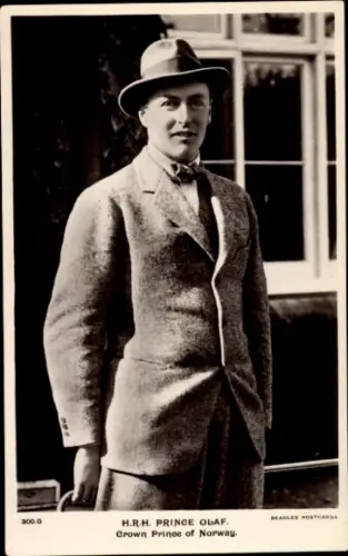 Ak König Olav V von Norwegen, Portrait