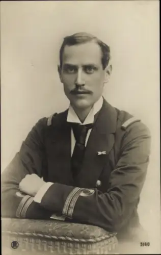 Ak König Haakon VII von Norwegen, Portrait